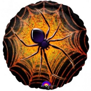 Spider Web Halloween Balloon